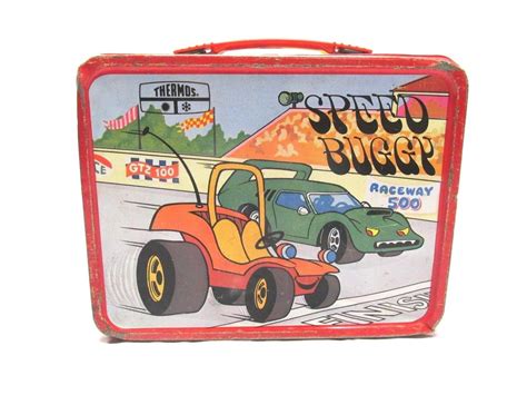 speed buggy metal lunch box for sale 